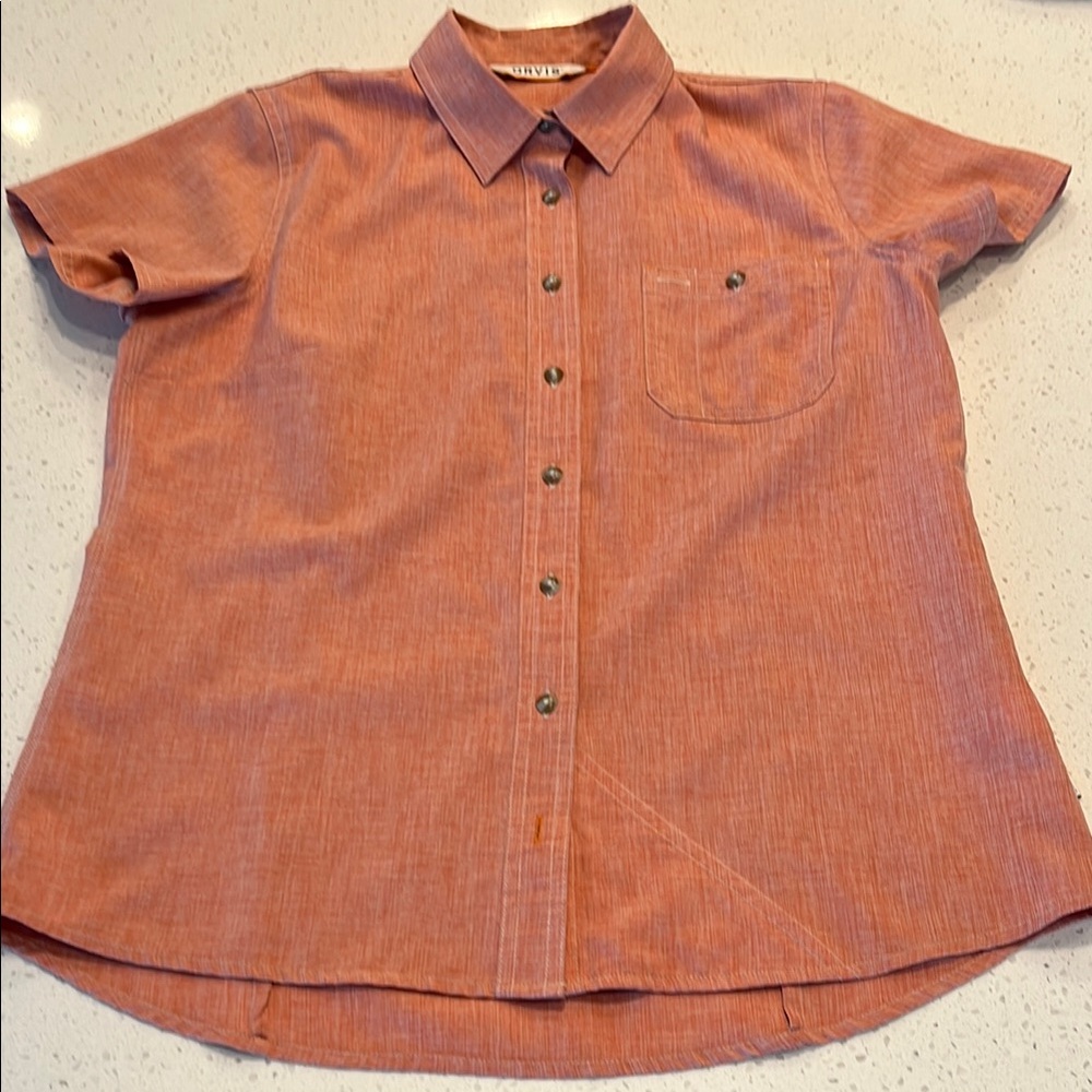 Orvis Rust Button-Up Shirt